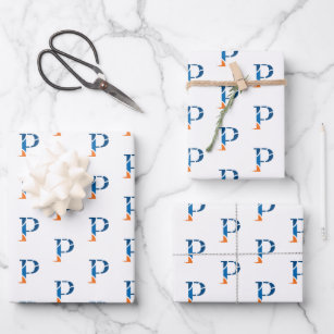 University of Wisconsin Platteville P Wrapping Paper Sheets