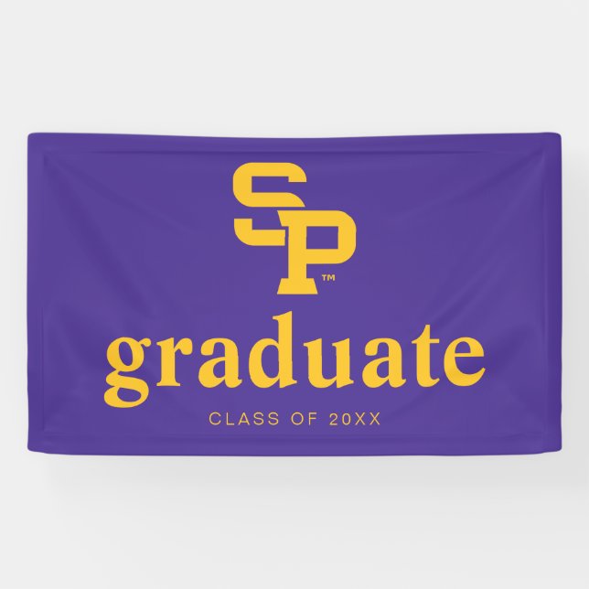 University of Wisconsin Stevens Point  Graduation Banner (Horizontal)
