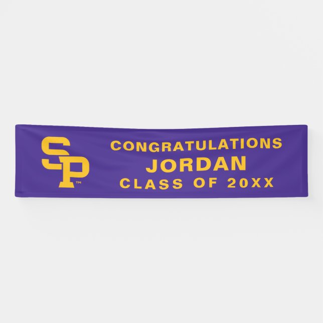University of Wisconsin Stevens Point  Graduation Banner (Horizontal)