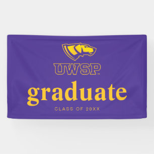 University of Wisconsin Stevens Point  Graduation Banner