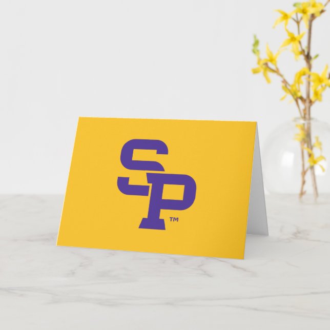 University of Wisconsin Stevens Point  Graduation Card (Yellow Flower)