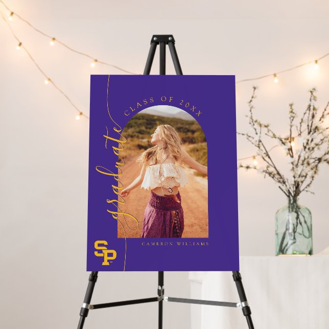 University of Wisconsin Stevens Point  Graduation Foam Board (In Situ (Stand))