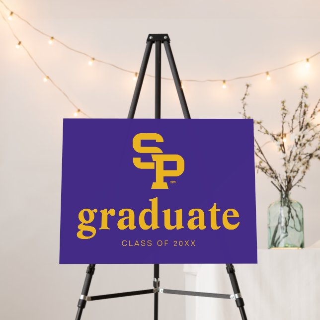 University of Wisconsin Stevens Point  Graduation Foam Board (In Situ (Stand))