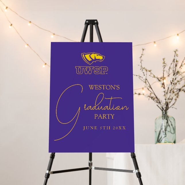 University of Wisconsin Stevens Point  Graduation Foam Board (In Situ (Stand))