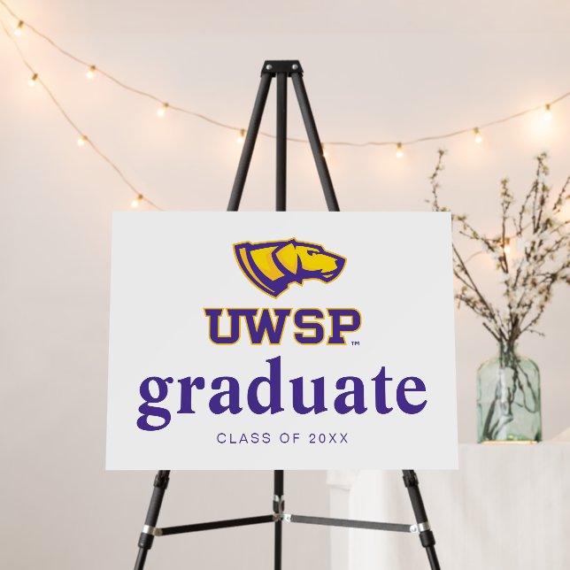University of Wisconsin Stevens Point  Graduation Foam Board (In Situ (Stand))