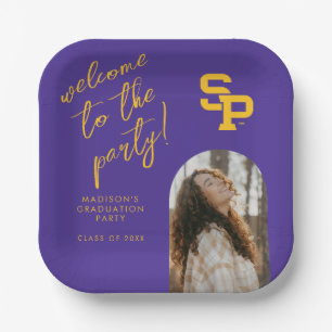 University of Wisconsin Stevens Point Graduation Paper Plates