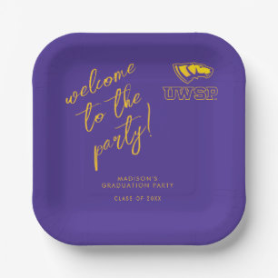 University of Wisconsin Stevens Point Graduation Paper Plates
