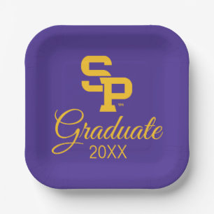 University of Wisconsin Stevens Point Graduation Paper Plates