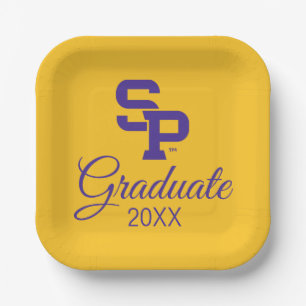 University of Wisconsin Stevens Point Graduation Paper Plates