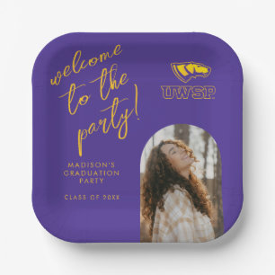University of Wisconsin Stevens Point Graduation Paper Plates