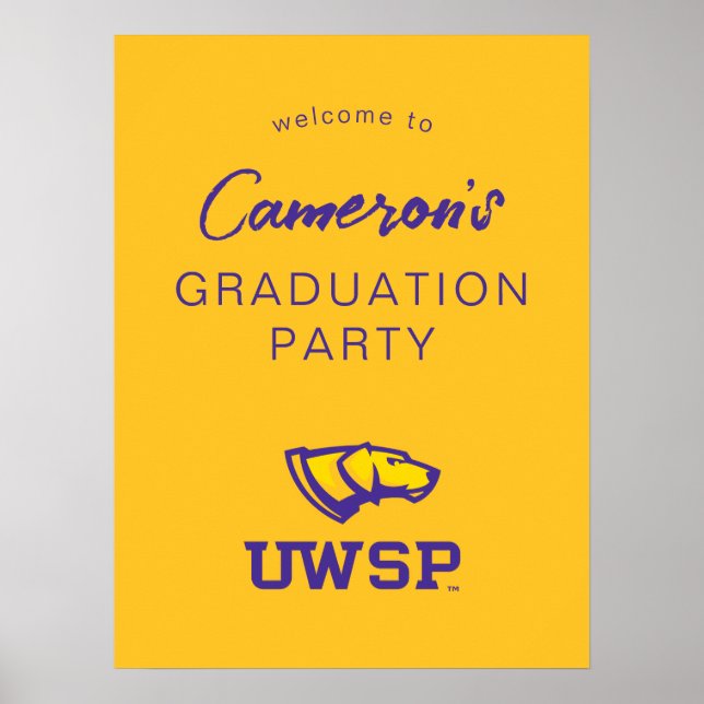 University of Wisconsin Stevens Point  Graduation Poster (Front)