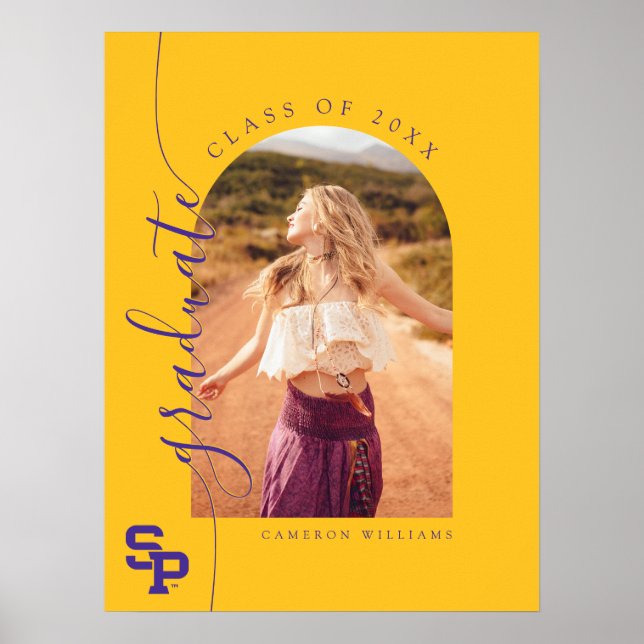 University of Wisconsin Stevens Point  Graduation Poster (Front)