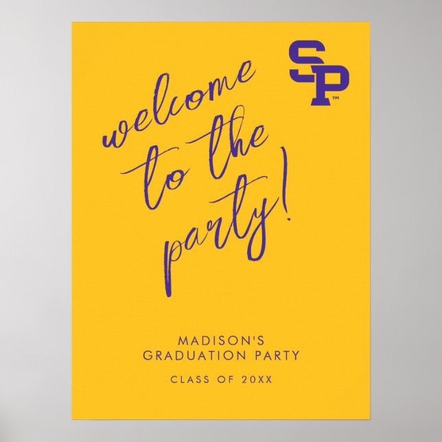 University of Wisconsin Stevens Point  Graduation Poster (Front)