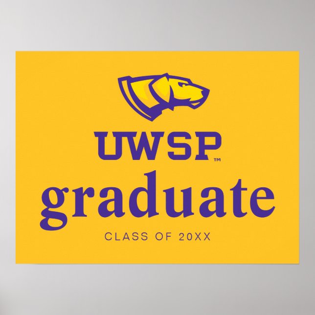 University of Wisconsin Stevens Point  Graduation Poster (Front)