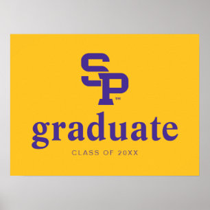 University of Wisconsin Stevens Point  Graduation Poster