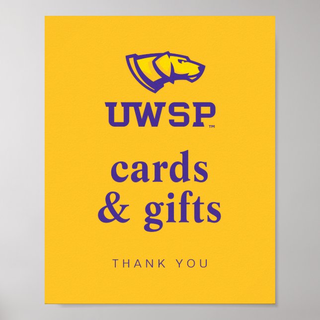 University of Wisconsin Stevens Point  Graduation Poster (Front)