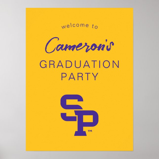 University of Wisconsin Stevens Point  Graduation Poster (Front)
