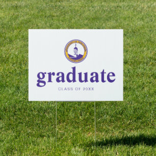 University of Wisconsin Stevens Point  Graduation Sign