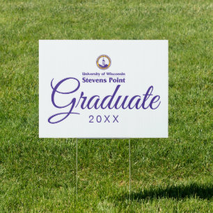 University of Wisconsin Stevens Point Graduation Sign