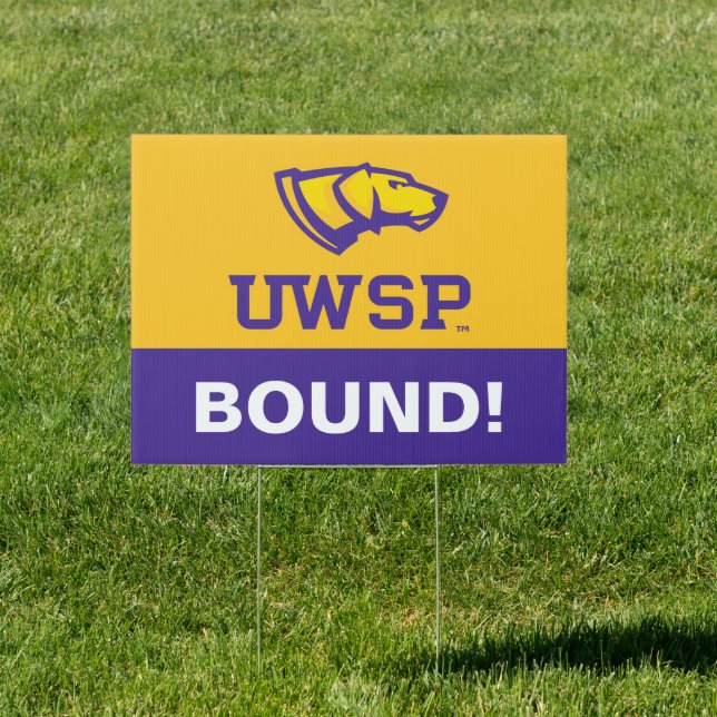 University of Wisconsin Stevens Point  Graduation Sign (Insitu)