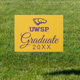 University of Wisconsin Stevens Point Graduation Sign