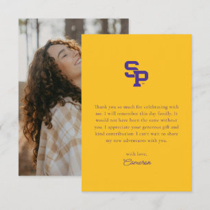 University of Wisconsin Stevens Point Graduation Thank You Card