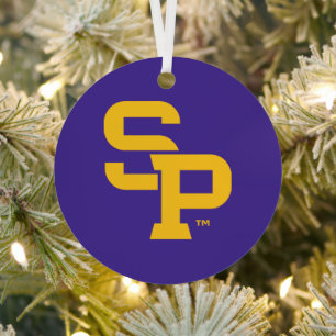 University of Wisconsin Stevens Point Holiday Metal Ornament