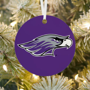 University of Wisconsin Warhawks Metal Ornament