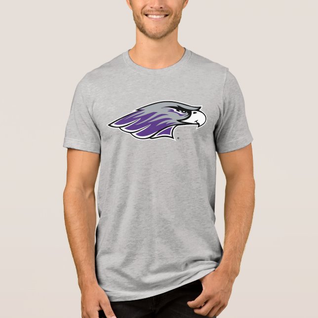 University of Wisconsin Warhawks Tri-Blend Shirt (Front)