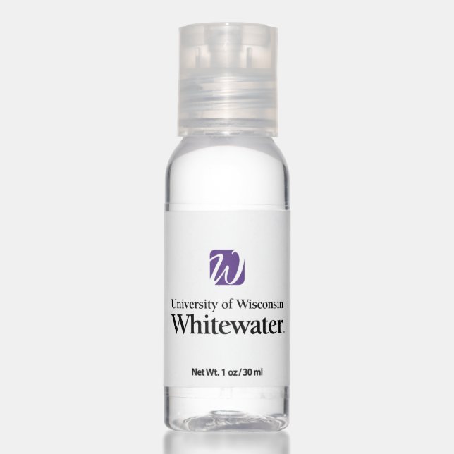 University of Wisconsin Whitewater Hand Sanitizer (Front)