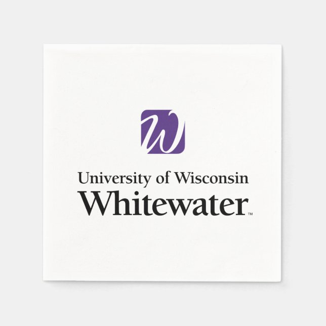 University of Wisconsin Whitewater Napkins (Front)