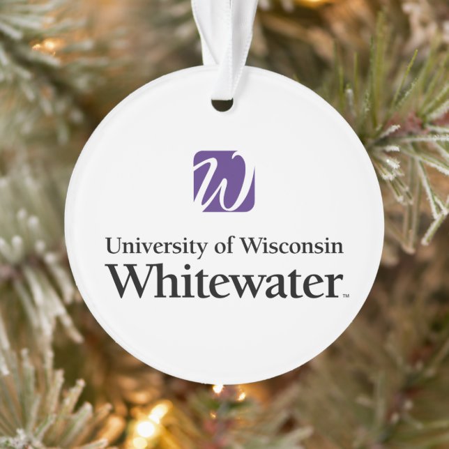 University of Wisconsin Whitewater Ornament (Tree)