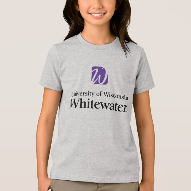 University of Wisconsin Whitewater Tri-Blend Shirt (Front)