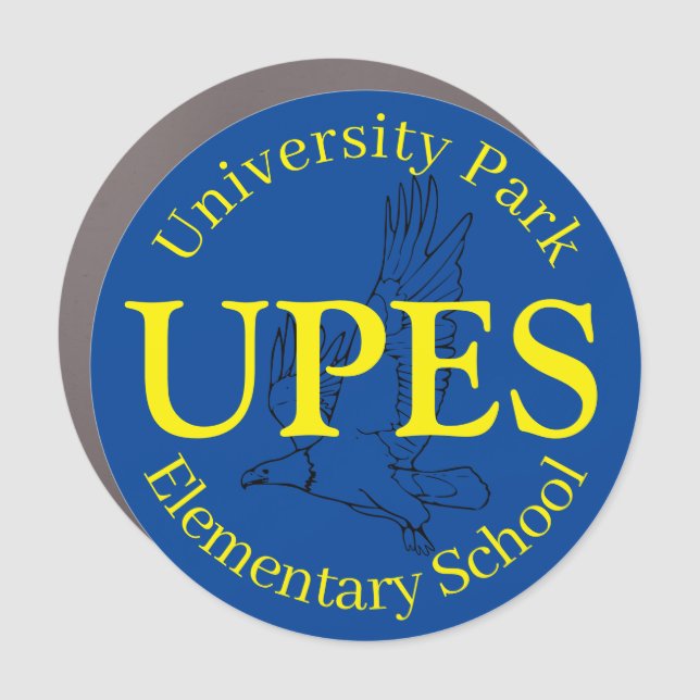 University Park Elementary School Car Magnet (Front)