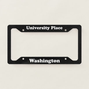 University Place WA - LPF License Plate Frame