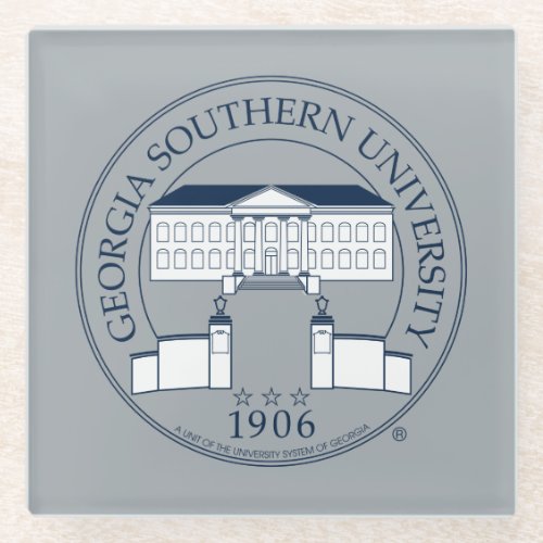 University Seal Glass Coaster