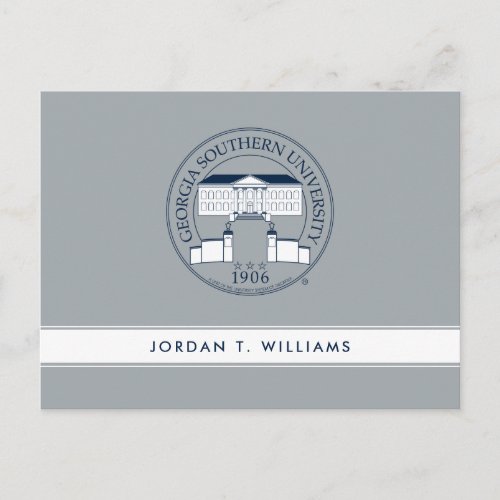 University Seal Postcard