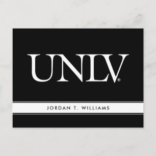 University UNLV Invitation Postcard