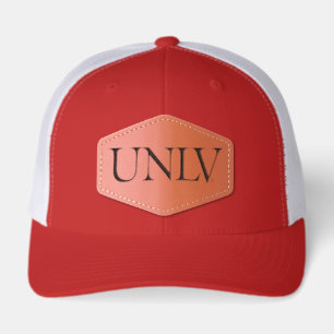 University UNLV Leather Patch Hat