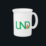 University Wordmark Beverage Pitcher<br><div class="desc">Check out these new University of North Dakota designs! Show off your UND Hawks pride with these new University of North Dakota products. These make perfect gifts for the Fighting Hawks student, alumni, family, friend or fan in your life. All of these Zazzle products are customizable with your name, class...</div>