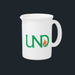 University Wordmark Beverage Pitcher<br><div class="desc">Check out these new University of North Dakota designs! Show off your UND Hawks pride with these new University of North Dakota products. These make perfect gifts for the Fighting Hawks student, alumni, family, friend or fan in your life. All of these Zazzle products are customizable with your name, class...</div>