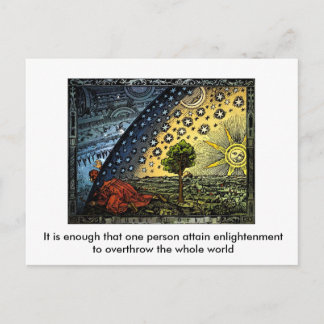 Universum, It is enough that one person attain ... Postcard