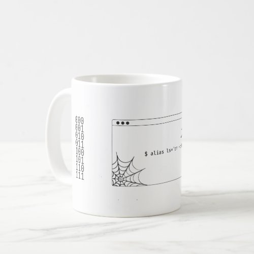 Unix command alias funny coffee mug