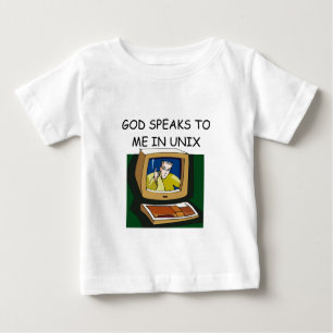 unix computer geek baby T-Shirt