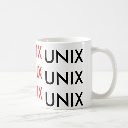 unix unix unix coffee mug