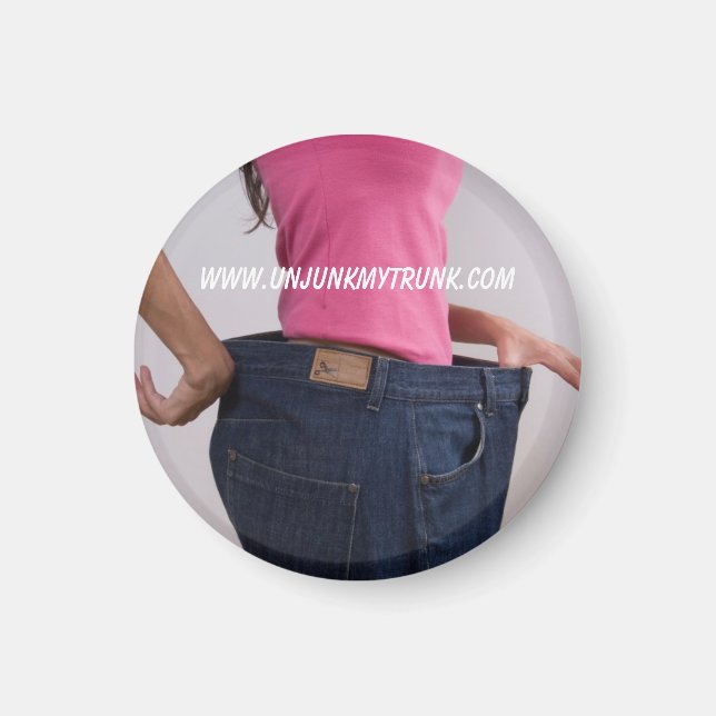 Unjunk My Trunk Magnet (Front)