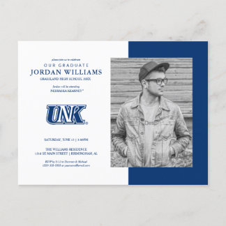 UNK Lopers Graduate Announcement Postcard