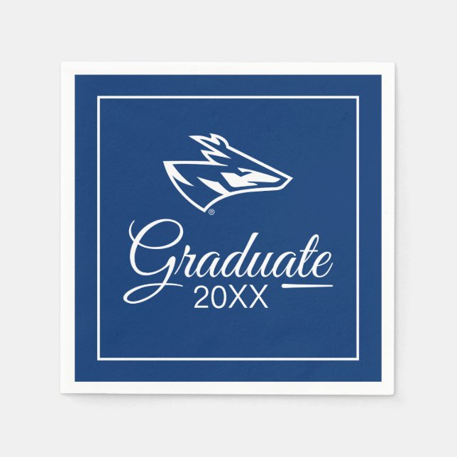 UNK Lopers Graduate Napkins (Front)