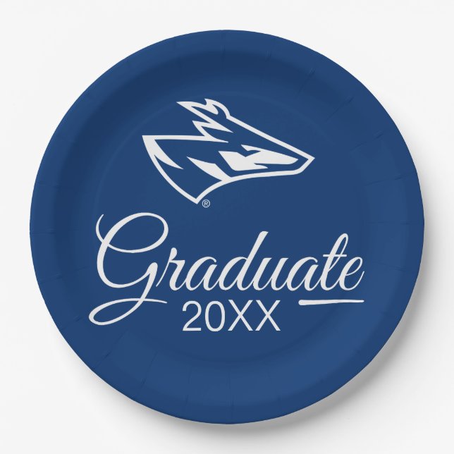 UNK Lopers Graduate Paper Plates (Front)