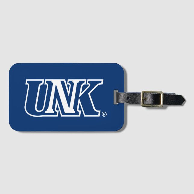 UNK | University of Nebraska at Kearney Luggage Tag (Front Horizontal)